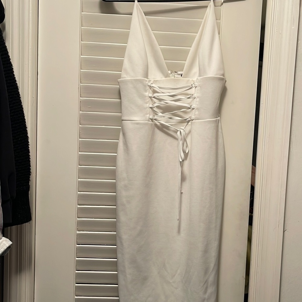MIDI white dress 🤍